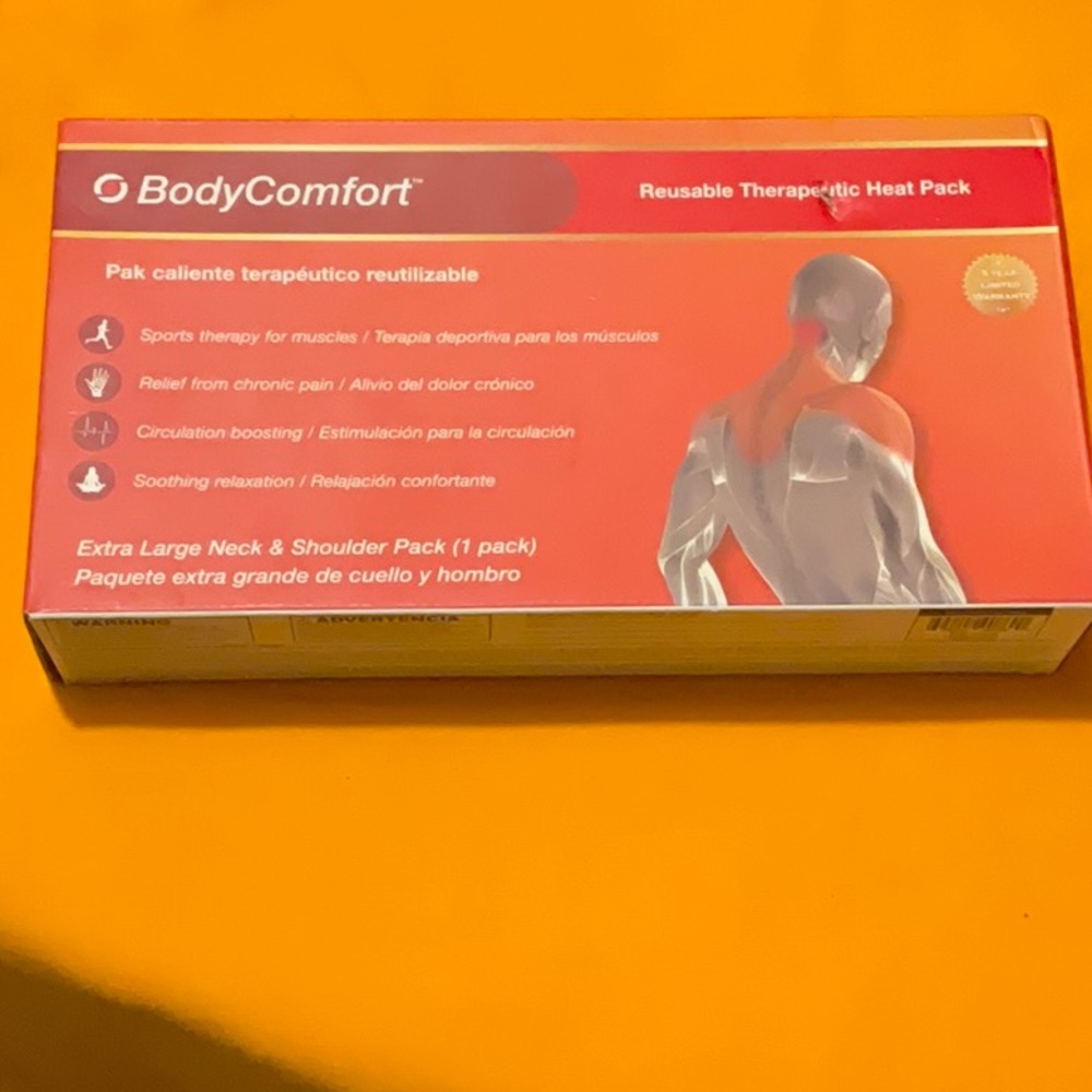 Body Comfort Unisex Reusable Therapeutic Heat Pack, NISB